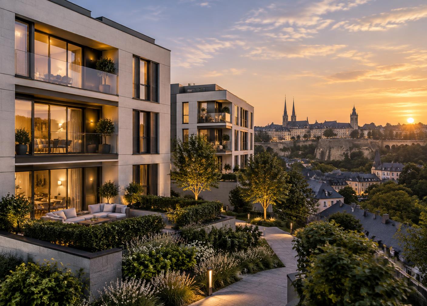 Architecture résidentielle contemporaine au Luxembourg